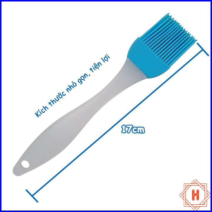 Chổi Quét Dầu Mỡ, Nước Sốt, Mặt Bánh Silicone Cán Nhựa (Màu Ngẫu Nhiên) { H }