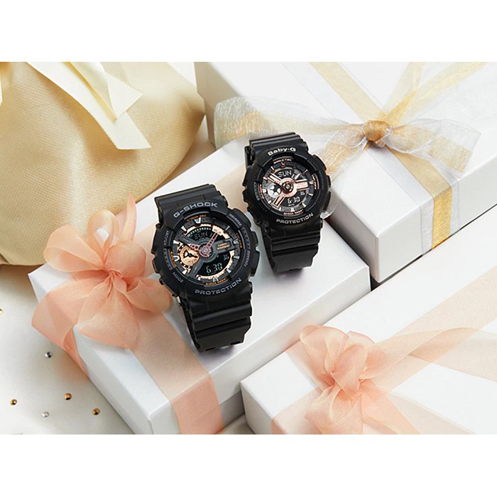 Đồng Hồ Casio Nữ Dây Nhựa BABYG BA-110RG-1ADR Chính Hãng