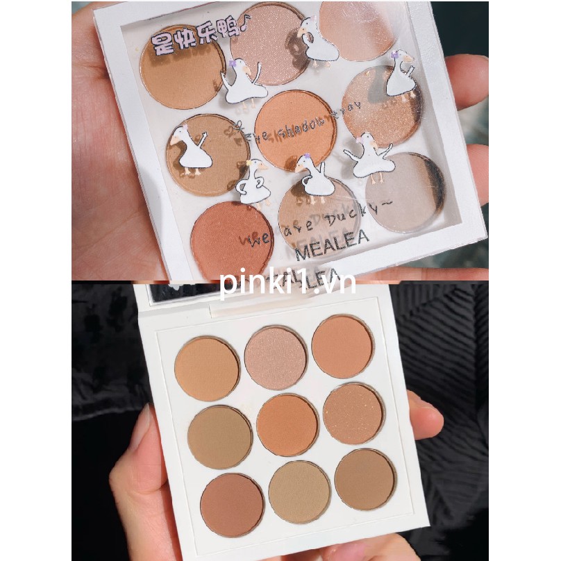 (Hàng Mới Về) Bảng Phấn Trang Điểm Mắt 9 Ô Màu Lâu Trôi Chống Thấm Nước | BigBuy360 - bigbuy360.vn