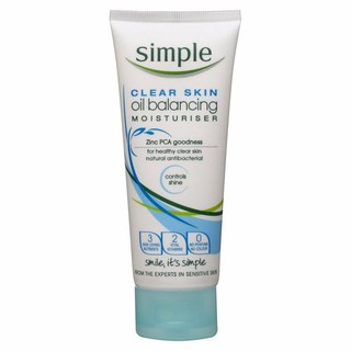 [Auth] Kem dưỡng ẩm Simple cho da nhạy cảm Clear Skin Oil Balancing