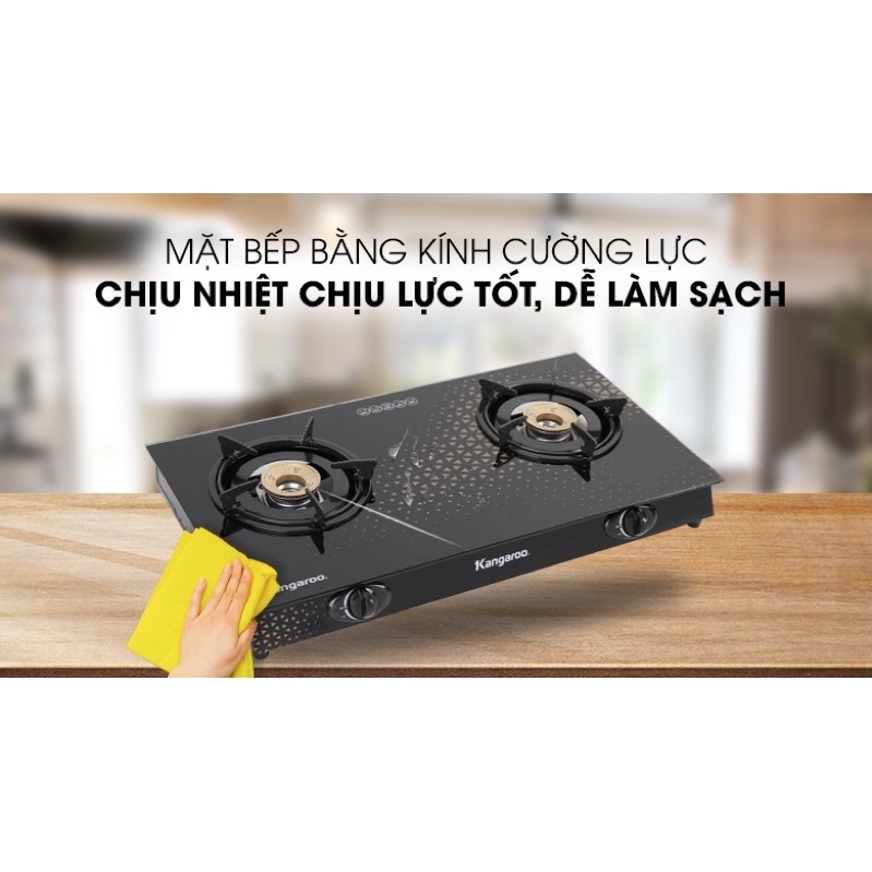 Bếp ga đôi Kangaroo KG8G1C