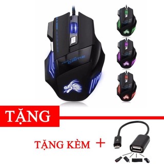 Chuột chơi game có dây imice x3-tặng kèm cáp otg -dc1250