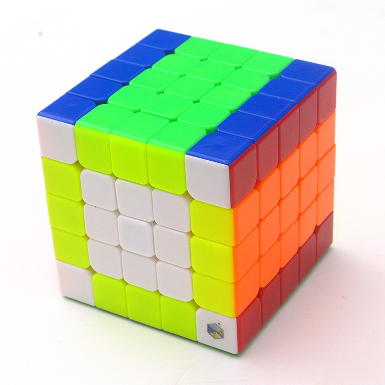 Rubik 5x5 Ju Xing Toys Loại Cao Cấp Không Viền, Rubik Dạ Quang Tốc Độ, Trơn Mượt, Bẻ Góc Cực Tốt