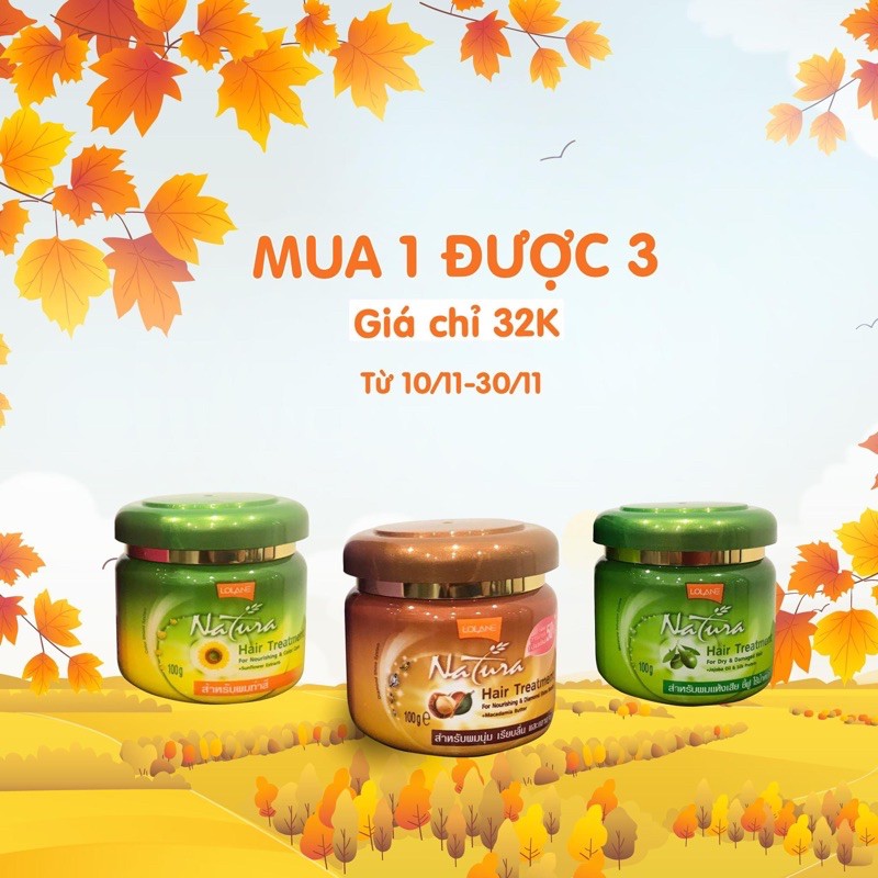 LOLANE - HẤP DẦU 100G MUA 1 ĐƯỢC 3