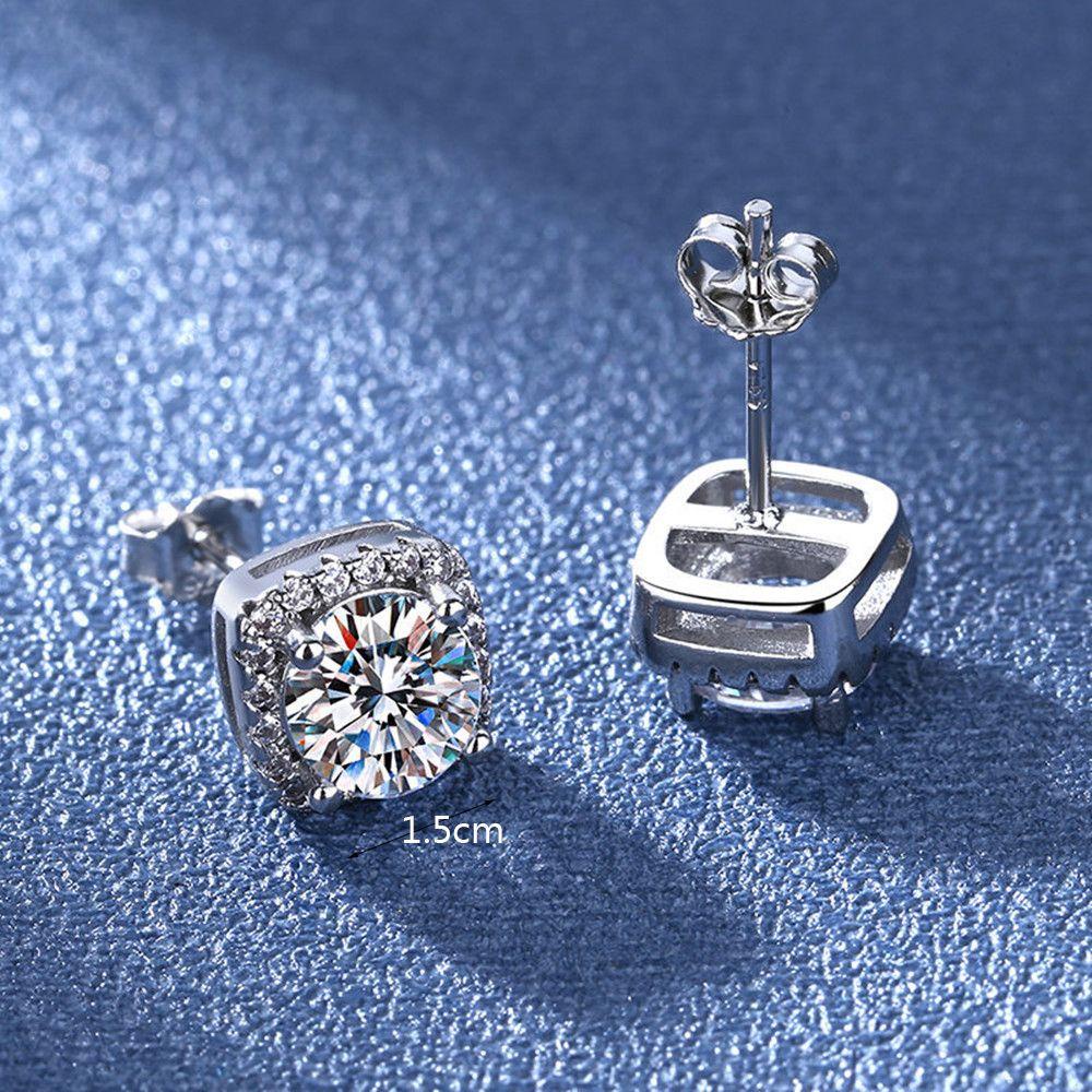 Hoa Tai Mặt Hình Hoa Hồng Tròn Thiết Kế Hợp Thời Trang