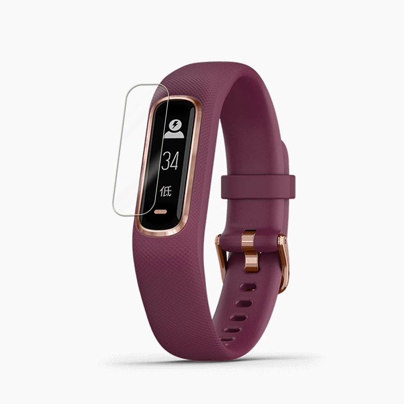Kính Cường Lực Trong Suốt Bảo Vệ Màn Hình Đồng Hồ Thông Minh Garmin Vivosmart Vivo Smart 4 HR Plus