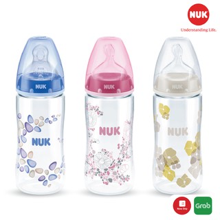 [CHÍNH HÃNG] Bình sữa NUK PA 300ml Silicone S1 S2 - M (size núm ti trung bình)