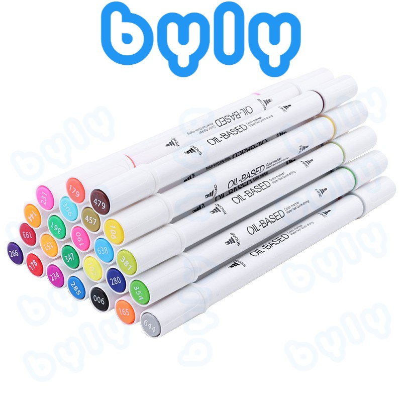 [Ship hỏa tốc] Art Marker - Hộp bút lông màu hai đầu Baoke | MP2923 ByLy Store