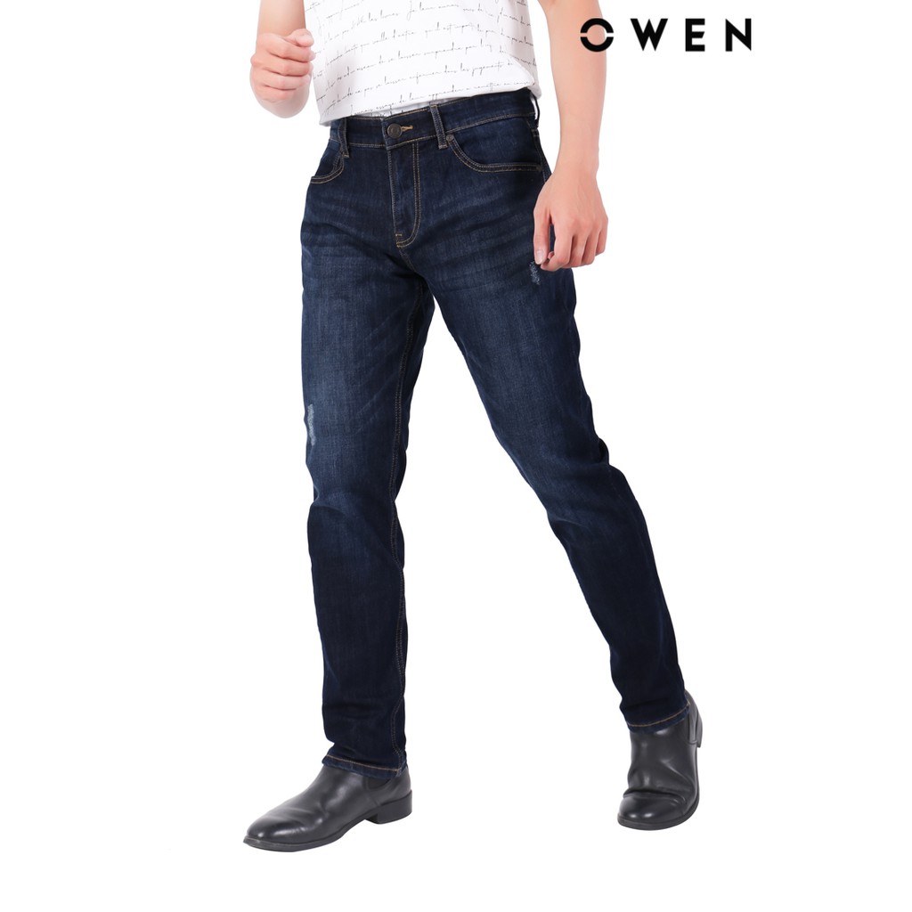 Quần Jean dài OWEN Slimfit Xanh - QJSL22252