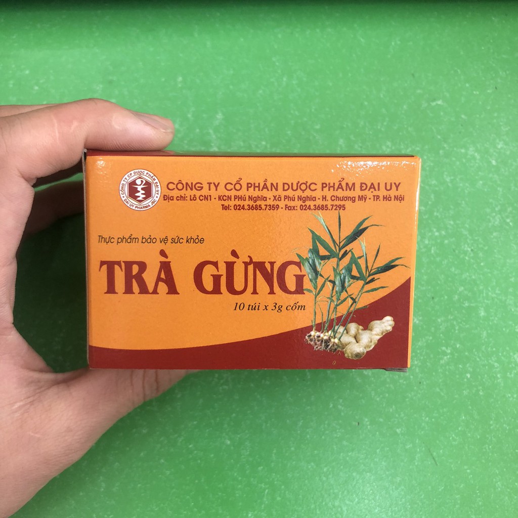 Trà gừng Đại Uy ( Hộp 10 gói )