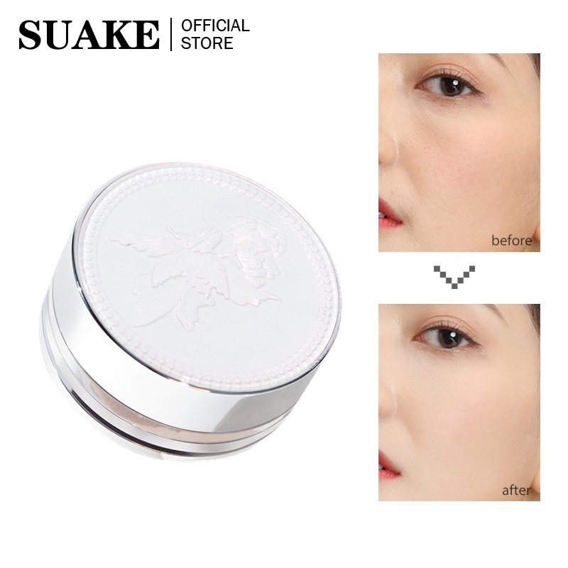 Phấn phủ SUAKE dạng bột che khuyết điểm kiểm soát dầu chống nước lâu trôi tự nhiên