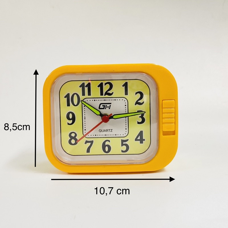 Đồng hồ báo thức hai nấc chuông to mặt số nổi tặng pin panasonic