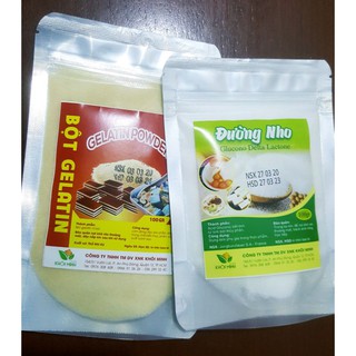 Combo đường nho + gelatin làm tào phớ trân châu, kẹo dẻo...tiện dụng và tiết kiệm .