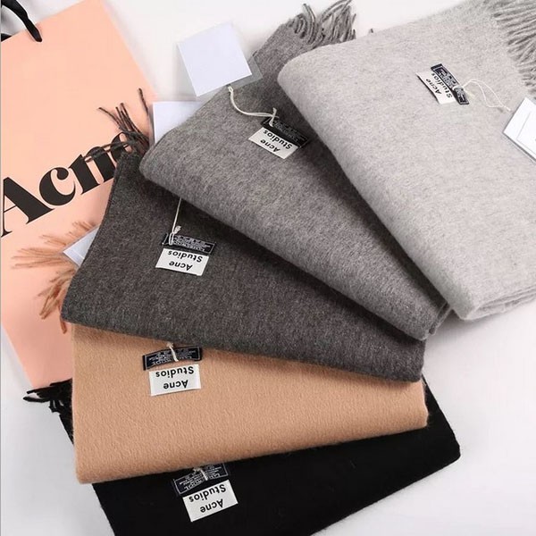 FULL MÀU, LOẠI 1✅ Khăn len ACNE STUDIOS lông cừu, hàng đẹp, mềm-mịn-xịn chuẩn tag, loại 1 (ảnh + video thật)