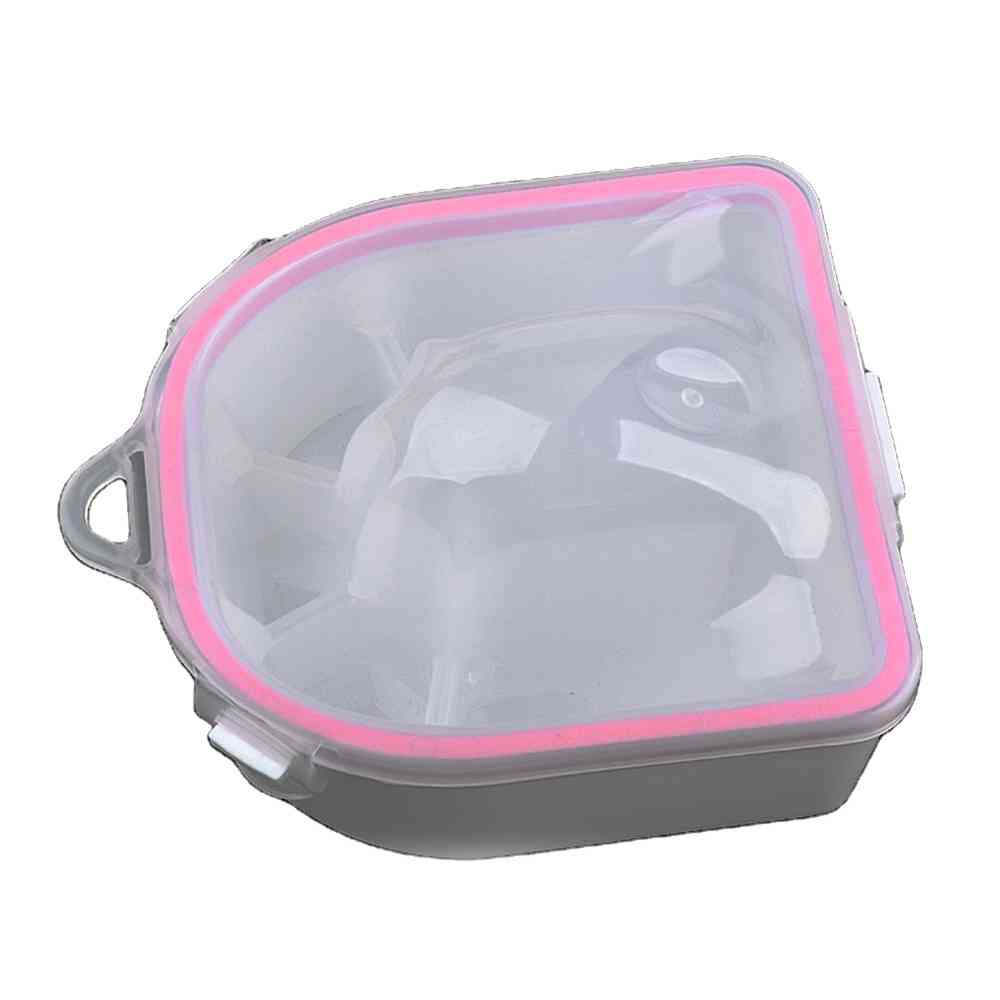 Bát ngâm tay làm móng,bát ngâm tay 2 ngăn