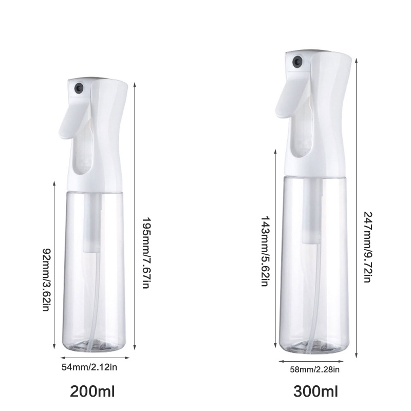 Chai Xịt Rỗng 200ml 300ml Chuyên Dụng Cho Thợ Làm Tóc