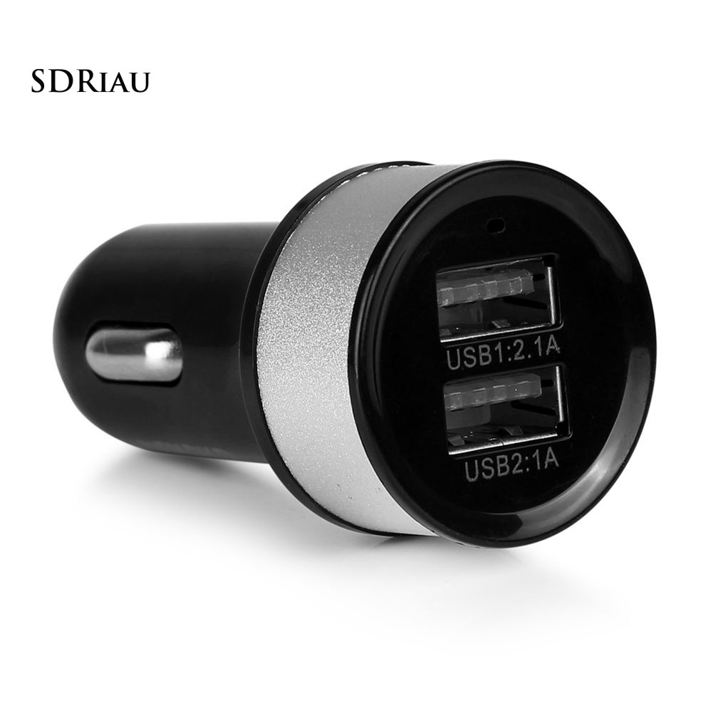 Tẩu Sạc Xe Hơi 2 Cổng USB 3.1A Cho Samsung Galaxy S6 iPhone 5 6 6S