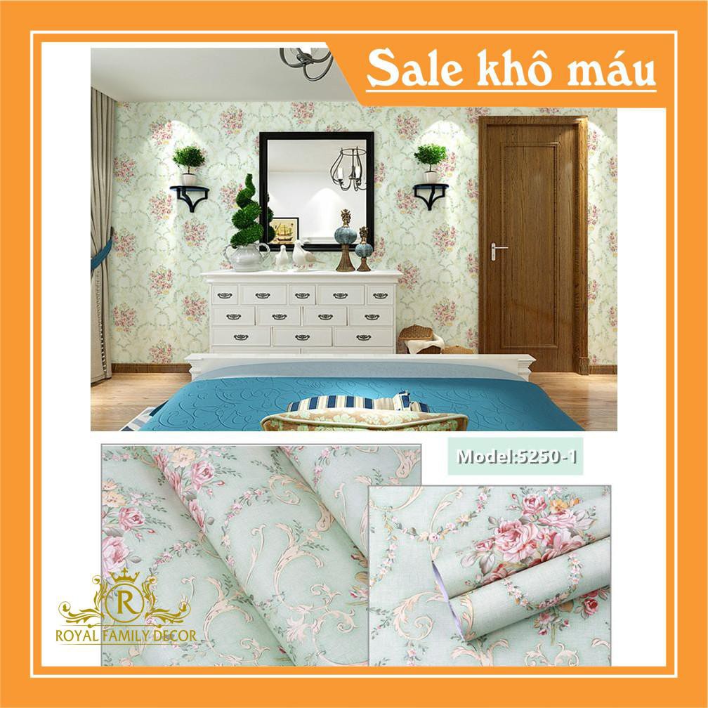 Giấy dán tường [BÓC DÁN] Giấy dán tường phòng ngủ,phòng khách, spa có sẵn keo bóc dán khổ 45cm*10m nhiều mẫu hoa văn