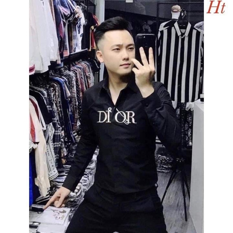Áo sơ mi ghim dài tay HT12