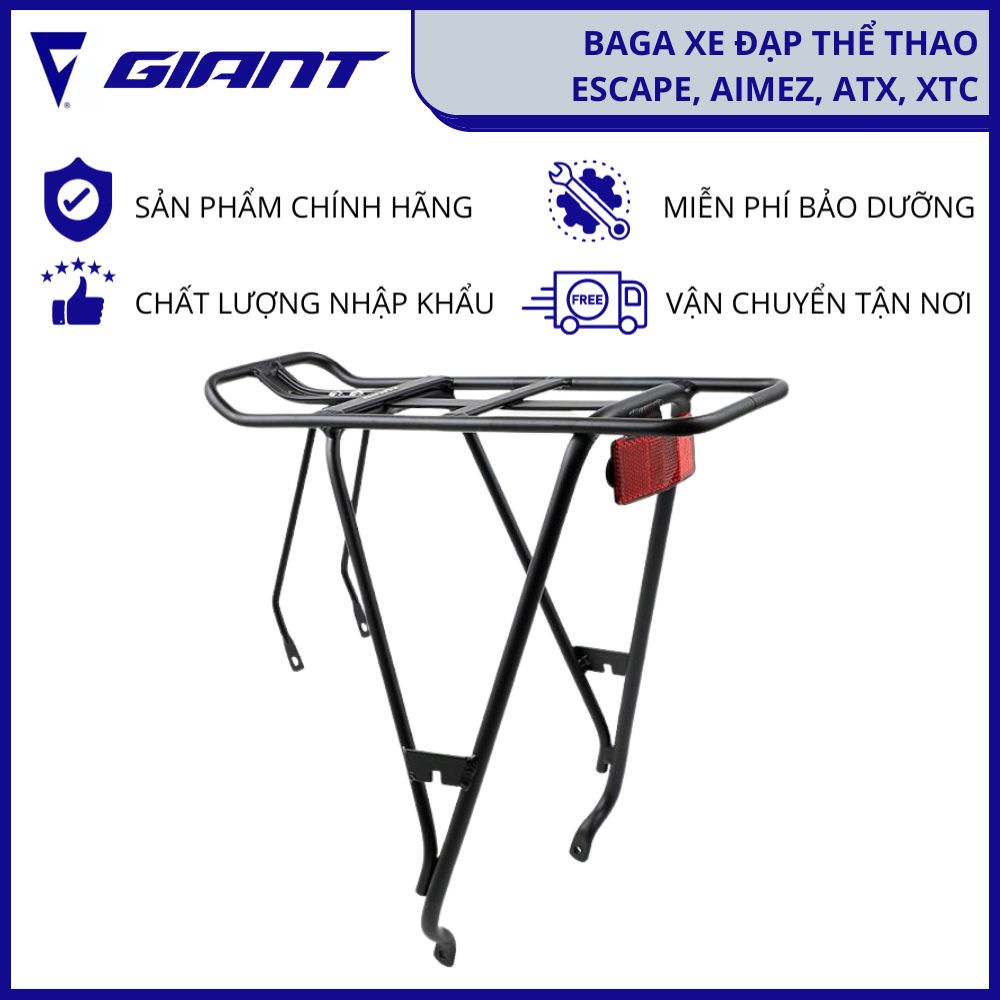 [GIANT] BAGA GIÁ CHỞ ĐỒ XE ĐẠP THỂ THAO - ESCAPE, AIMEZ, ATX, XTC - CAO CẤP