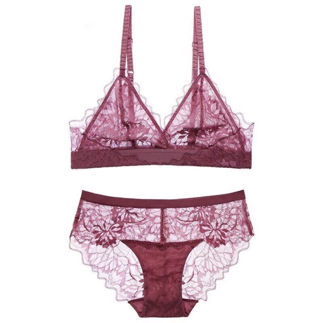 Bộ đồ lót ren Cenka không mút BL | BigBuy360 - bigbuy360.vn