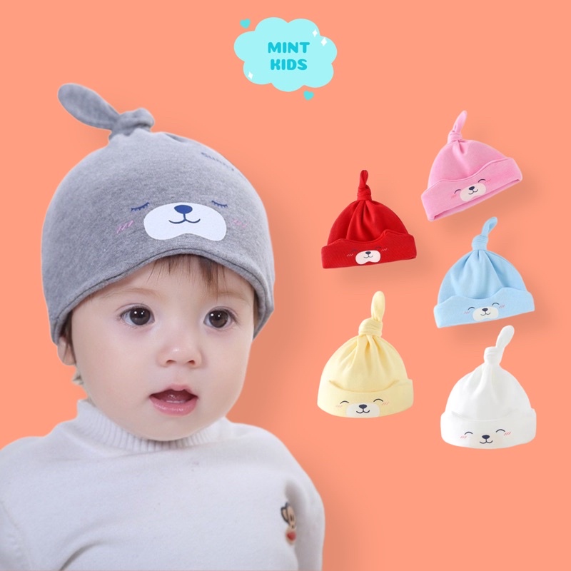 Mũ chóp mặt cười cho bé 3 tháng đến 12 tháng
