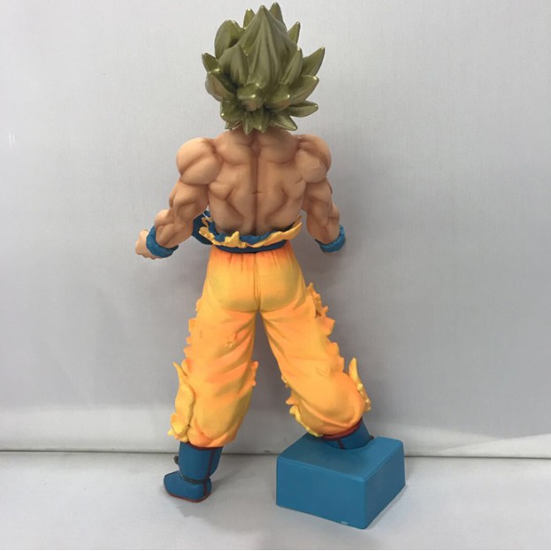 Mô Hình Figure Dragon ball 7 viên ngọc rồng  songoku tóc mạ vàng 18cm