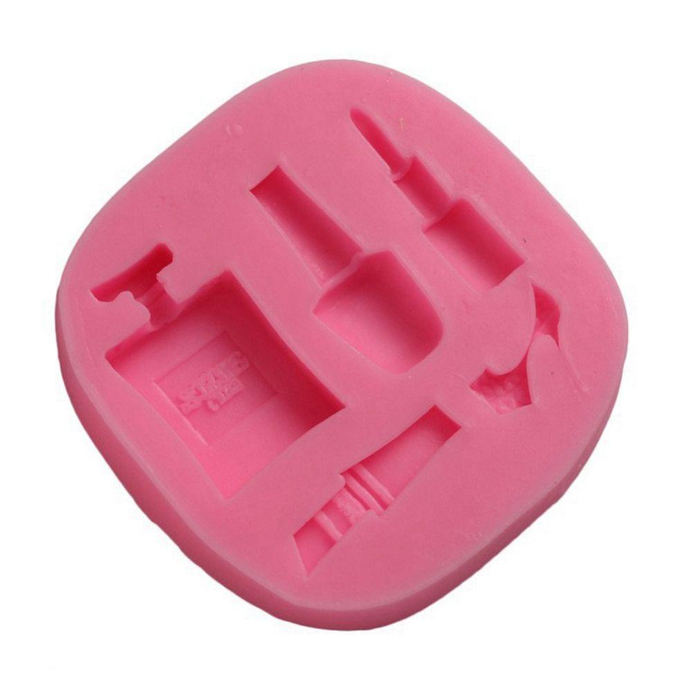 AUGUSTINA Khuôn Làm Bánh / Xà Phòng / Kẹo Ngọt Bằng Silicone Hình Thỏi Son Tiện