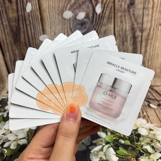 Combo 10 Gói Kem Dưỡng Ẩm Chuyên Sâu OHUI Miracle Moisture Cream 1ml/gói