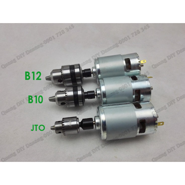 [Quang DIY Da Nang] Khớp nối trục măng ranh drill chuck B12 6mm (còn có 5mm 6mm 8mm 10mm 12mm - khoan cầm tay mini)