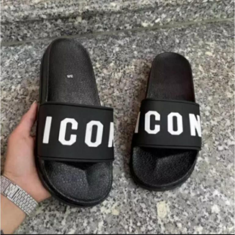 Dép thời trang nam quai ngang icon đế cao 4 cm mang êm chân mẫu