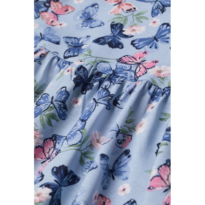 Váy ba lỗ cho bé lớn xanh đậm  rất xinh hoạ tiết đáng yêu  săn sale Uk sz 1.5-2y, 8-10y