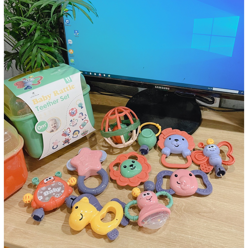 Bộ Xúc Xắc Gặm Nướu Đẹp 11 chi tiết cho bé