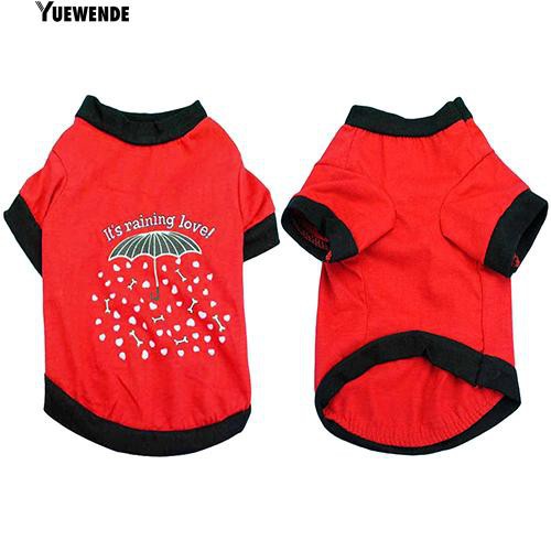 Áo thun cotton họa tiết dù cho thú cưng