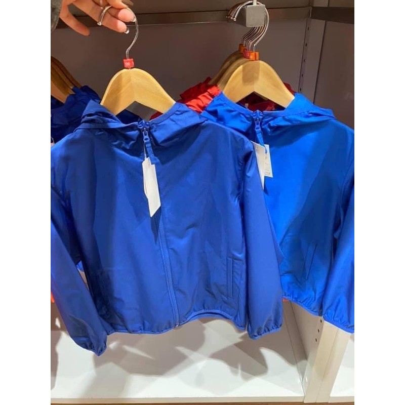 Áo gió chống tia UV trẻ em và sz người lớn