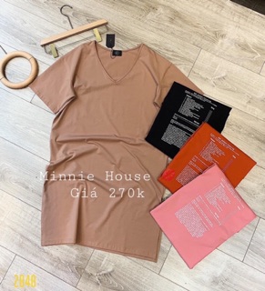 ĐẦM THUN FORM RỘNG CỔ TIM