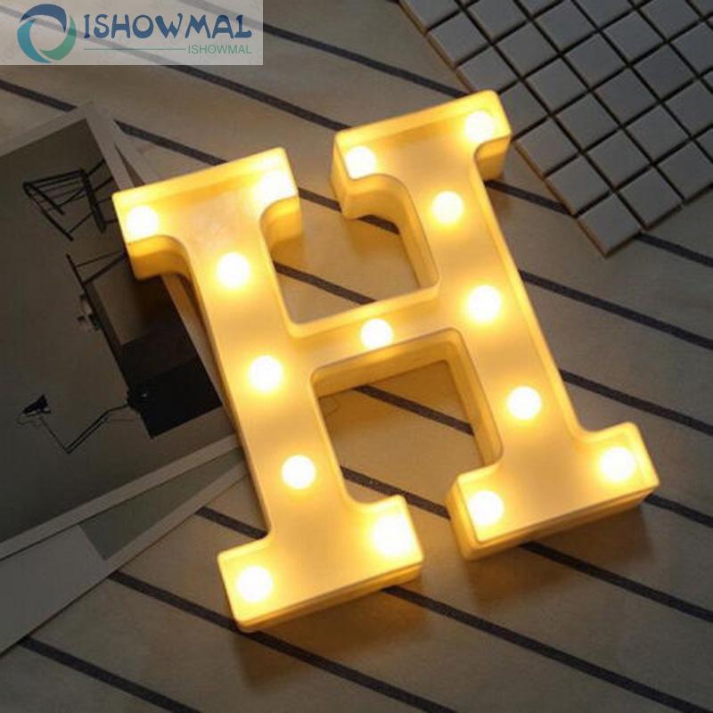 Đèn LED hình bảng chữ cái