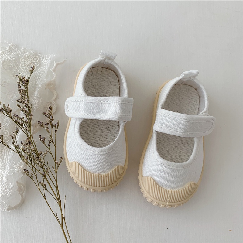 Giày thể thao canvas siêu nhẹ thoáng khí thời trang cho bé