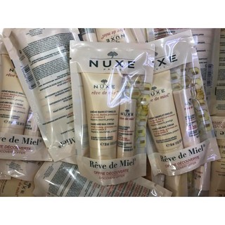 SET KEM DƯỠNG TAY & SON DƯỠNG DẠNG THỎI #NUXE REVE DE MIEL