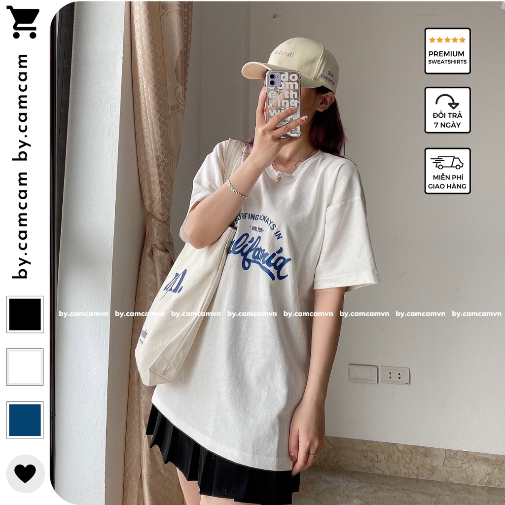 Áo Phông CALIFORNIA Basic Trẻ Trung 2023 𝘽𝙮.𝘾𝙖𝙢𝙘𝙖𝙢