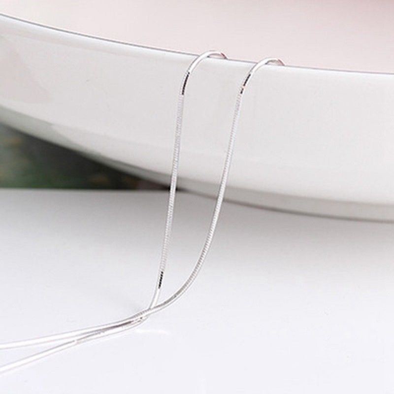 Dây Chuyền Bạc Dạng Rắn 1Mm