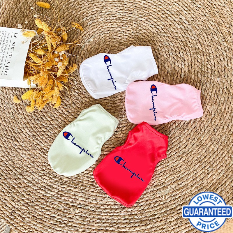 Soft sleeveless t-shirt for pets summer fashion vest cat costume dog clothing