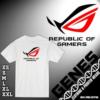 (BÁN CHẠY)Áo thun in hình Republic of Gamers ROG Asus Gaming đẹp cực chất- HUY DZ STORE