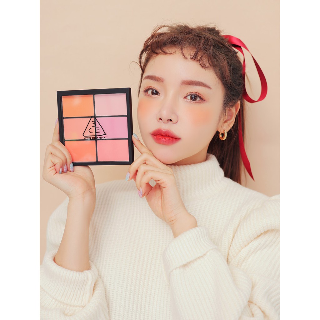 (Chính Hãng) Bảng má 3CE Pro Multi Blush Color Palette.