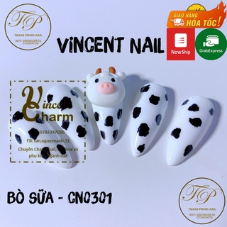 Charm thú trang trí móng - Charm trang trí móng hoạt hình dễ thương - Thú đính móng dễ thương