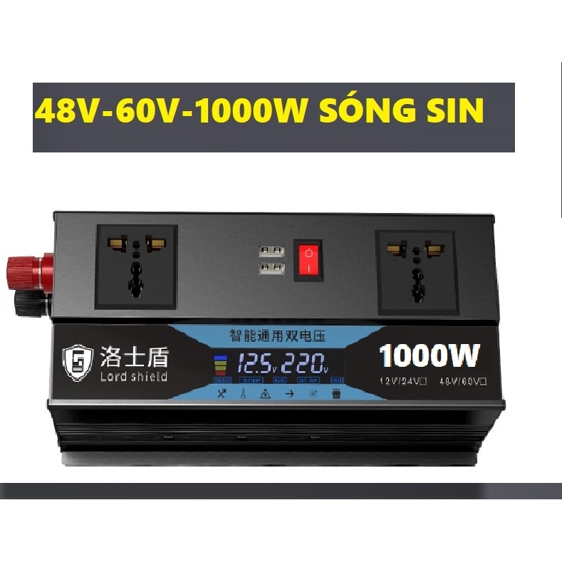 Bộ kich nguồn điện 12v-24v-48V-60V lên 220v-Bộ Chuyển Đổi Điện