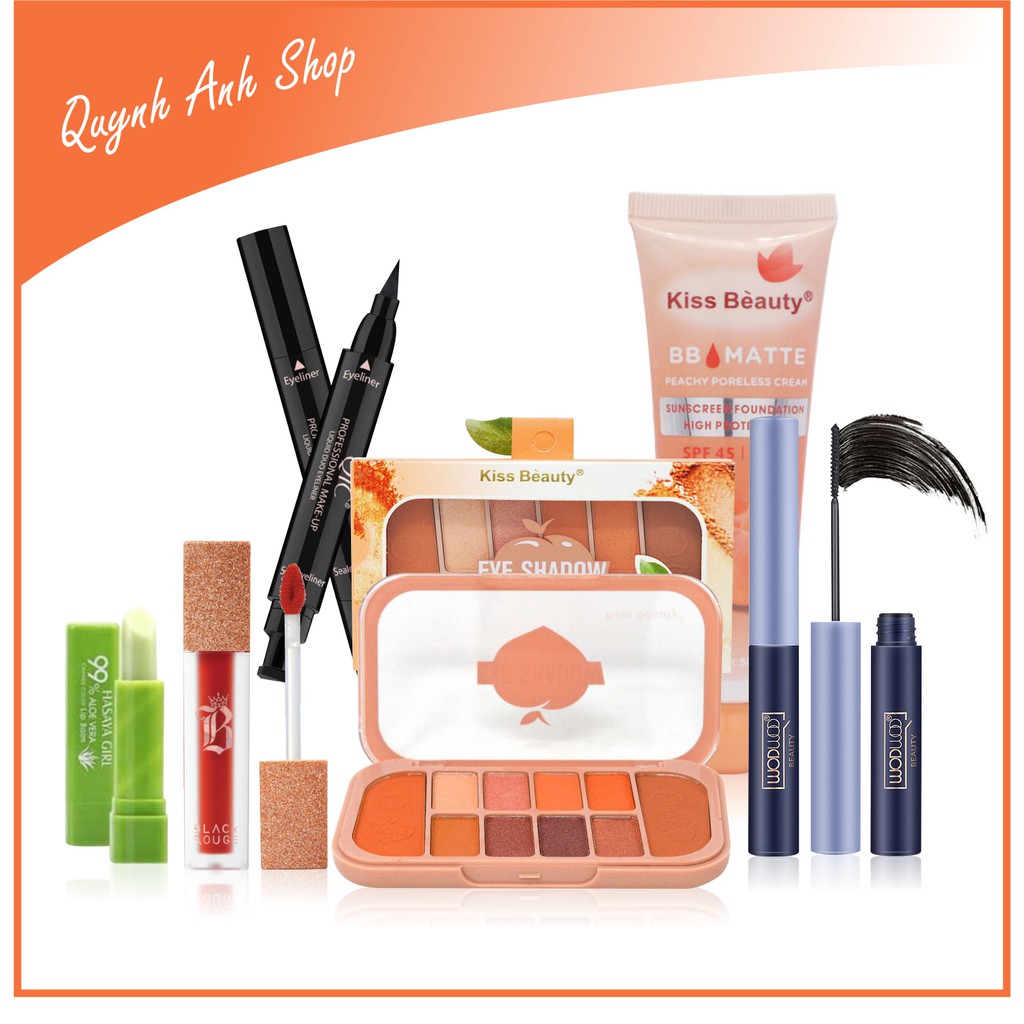 Bộ mỹ phẩm makeup 6 món cơ bản cho nàng