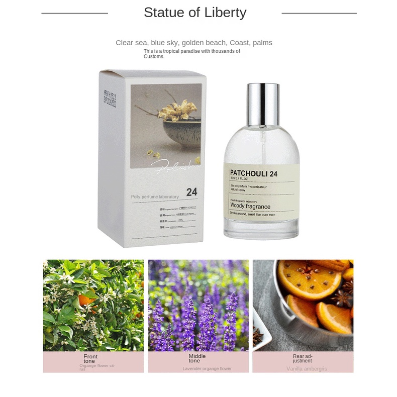 Nước Hoa Và Trái Cây Tươi Mới Ghi Chú Lâu Trôieau de parfum Tự Nhiên 50ML