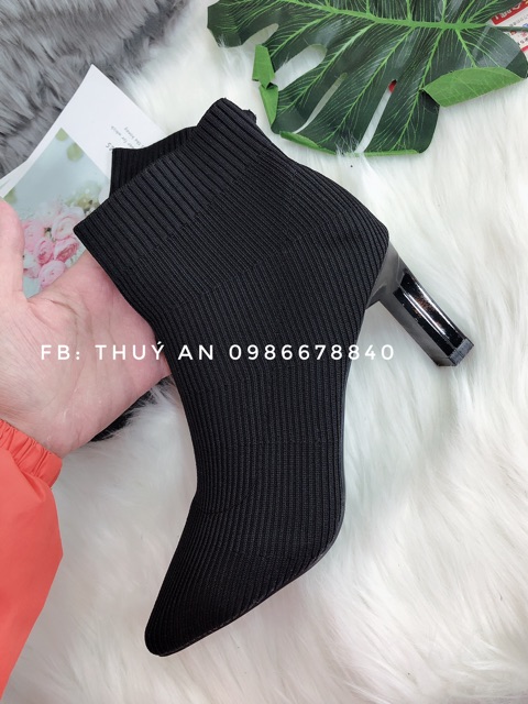 Bốt len cao cổ đế 7,5cm loại đẹp [VIDEO +ẢNH THẬT]sẵn đen 34,36, be 36 | BigBuy360 - bigbuy360.vn