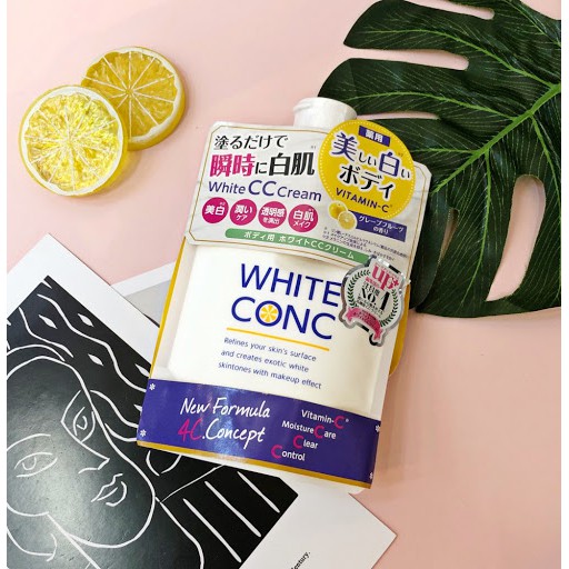 SỮA DƯỠNG THỂ WHITE CONC CC 200G NHẬT BẢN